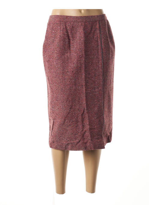 Fustă midi roșu FRANCOISE DE FRANCE femeie