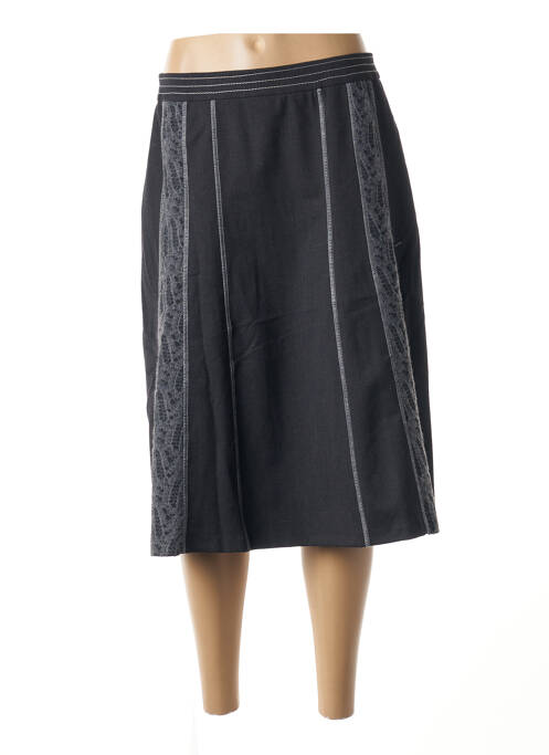 Fustă midi negru FRANCOISE F femeie