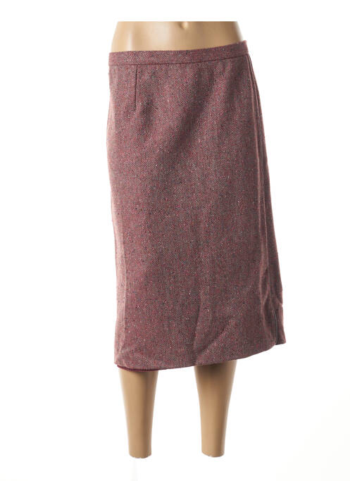 Fustă midi roșu FRANCOISE DE FRANCE femeie