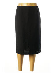Fustă midi croială dreaptă negru FRANCE RIVOIRE femme