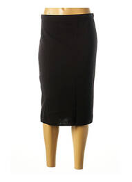 Fustă midi elasticitate negru TELMAIL femme