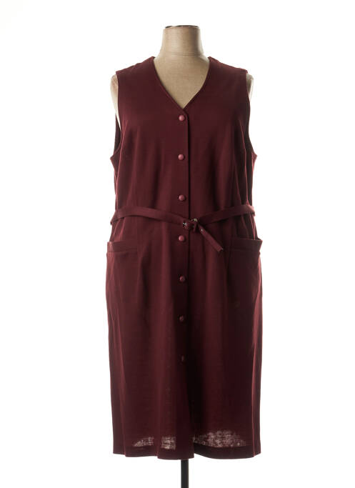 Rochie midi roșu FRANCE RIVOIRE femeie