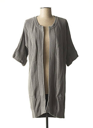 Vestă cu mâneci lungi gri BENETTON femeie