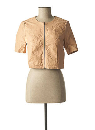 Geci din piele ecologică bej SISLEY femeie