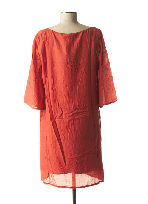 Rochie midi portocaliu BENETTON femeie