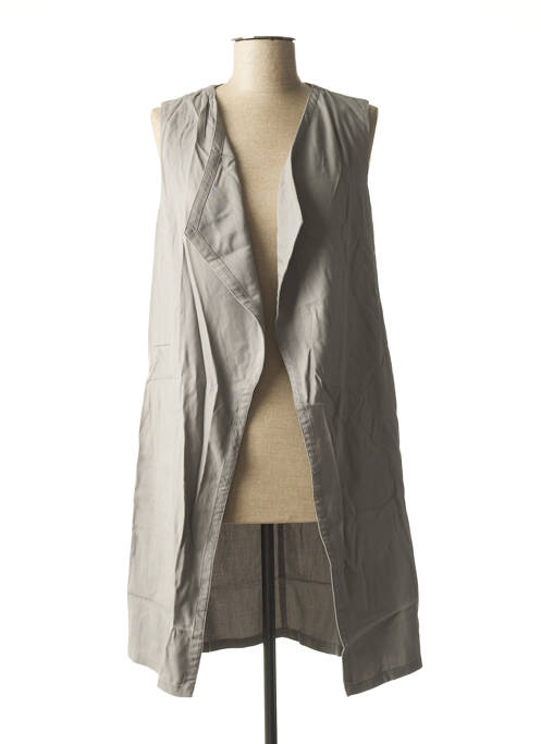 Vestă fără mâneci gri SISLEY femeie