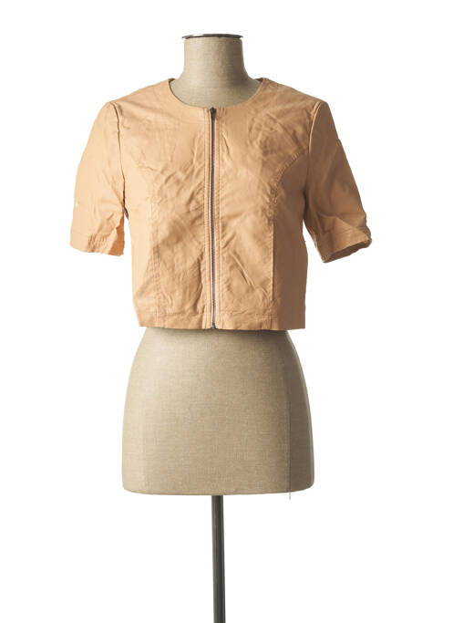 Geci din piele ecologică bej SISLEY femeie