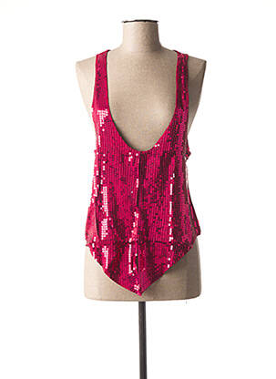 Vestă fără mâneci roz BENETON femeie