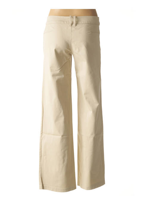 Pantalon evazat bej SISLEY femeie