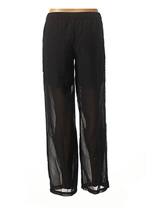 Pantalon drept talie elastică negru SISLEY femeie