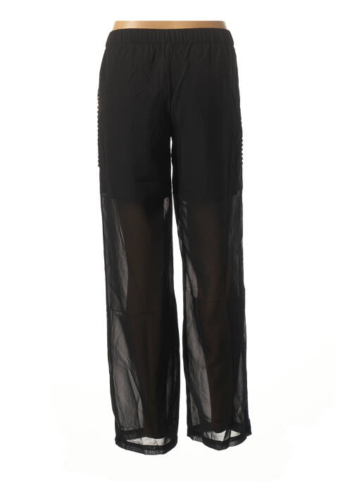 Pantalon drept talie elastică negru SISLEY femme