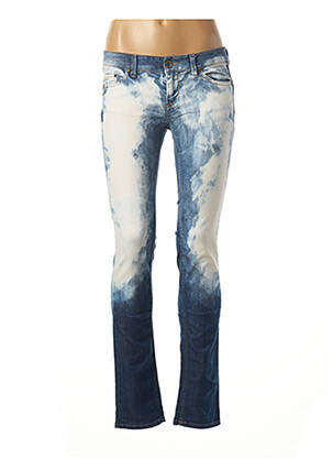 Blugi cu croială slim albastru SISLEY femeie