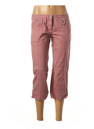 Pantalon trei sferturi roz SISLEY femeie