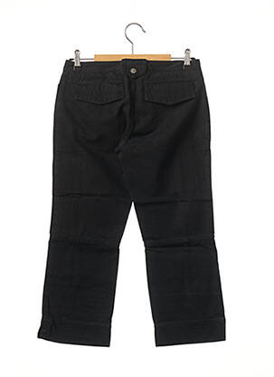 Pantalon trei sferturi croială dreaptă talie joasă negru SISLEY femeie