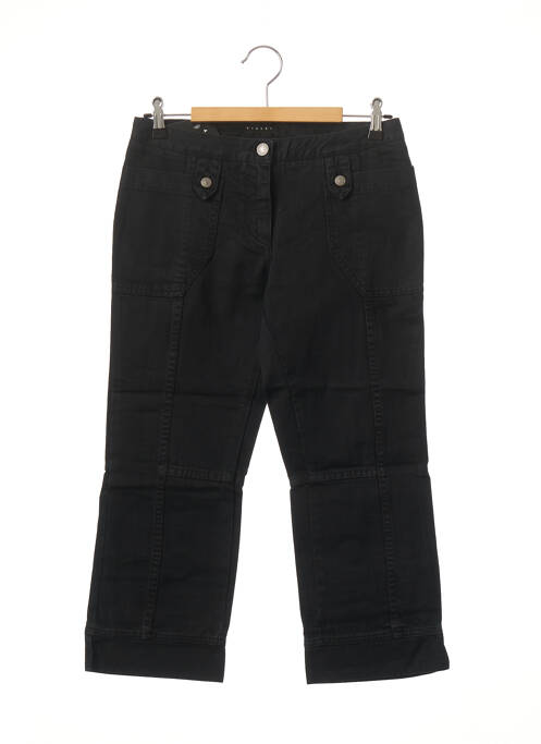 Pantalon trei sferturi negru SISLEY femeie