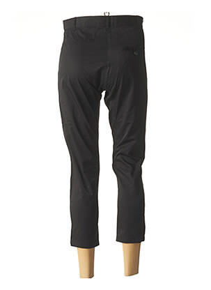 Pantalon trei sferturi buzunare talie înaltă negru SISLEY femeie