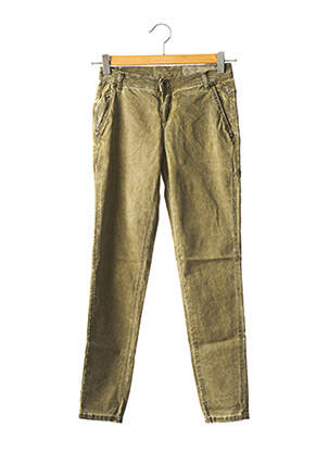 Blugi cu croială slim verde SISLEY femeie