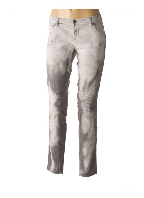 Blugi skinny țesătură brută mărime normală gri SISLEY femme