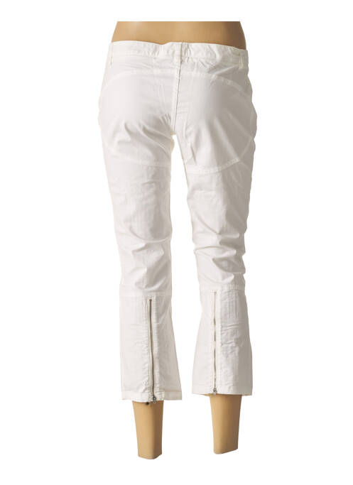 Pantalon trei sferturi alb SISLEY femeie