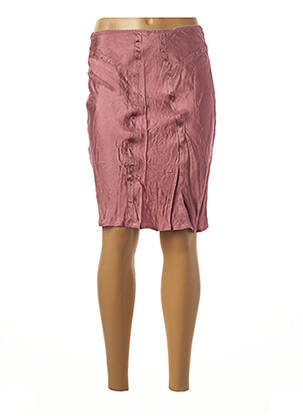 Fustă midi roz SISLEY femeie