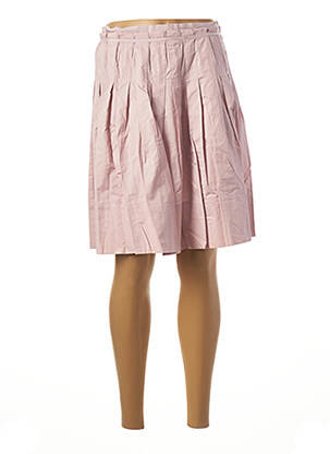 Fustă midi roz BENETTON femeie