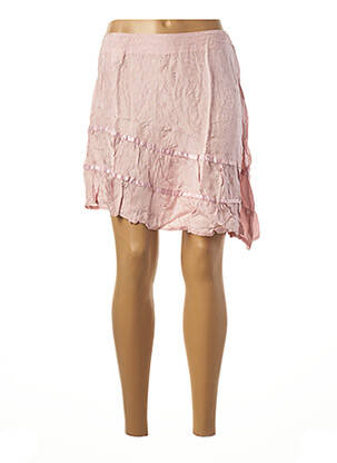 Fustă midi roz SISLEY femeie