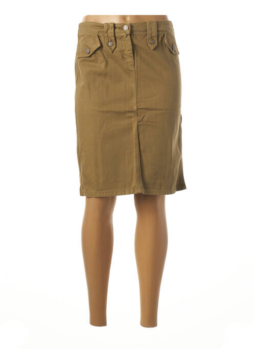 Fustă midi verde SISLEY femeie