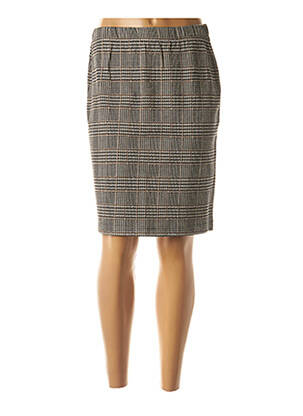 Fustă midi bej OUI femeie