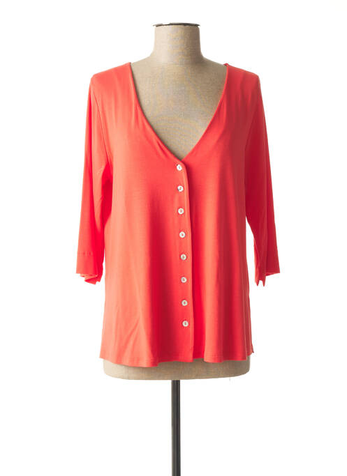 Vestă cu mâneci lungi roz TINTA STYLE femeie