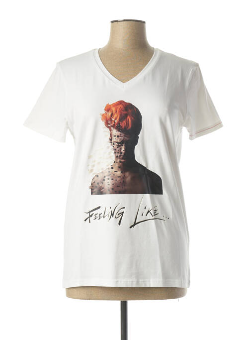 Tricou alb DAVID ZELLER femeie