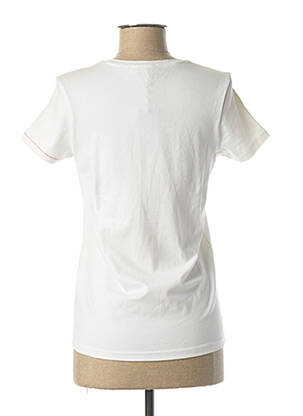 Tricou imprimeu fantezie mâneci scurte alb DAVID ZELLER femeie