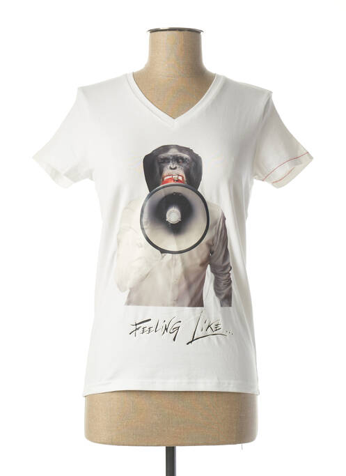 Tricou alb DAVID ZELLER femeie