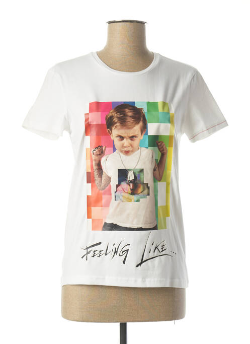 Tricou alb DAVID ZELLER femeie