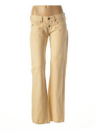 Pantalon drept buzunare talie joasă bej REPLAY femme