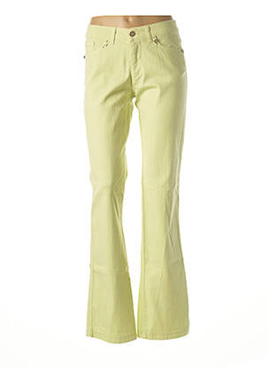 Blugi cu croială dreaptă verde AQUAJEANS femeie