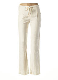 Pantalon drept elasticitate bej INFINITIF femeie