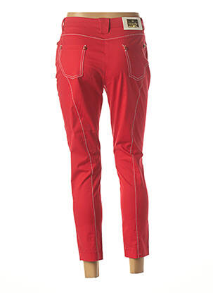 Pantalon 7/8 elasticitate mărime normală roșu AQUAJEANS femeie
