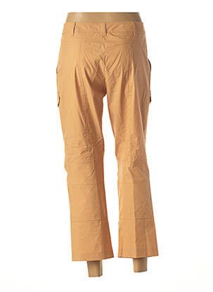 Pantalon 7/8 țesătură poplin mărime normală portocalie LOLA femeie