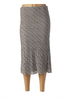 Fustă midi gri EN VOGUE femeie