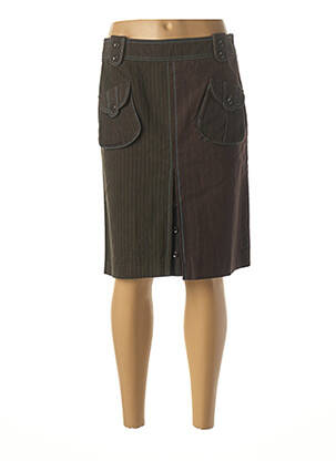 Fustă midi maro CUSTO femeie