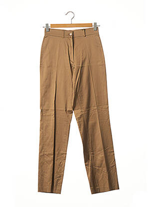 Pantalon drept buzunare maro LOLA femeie