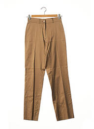 Pantalon drept buzunare maro LOLA femeie