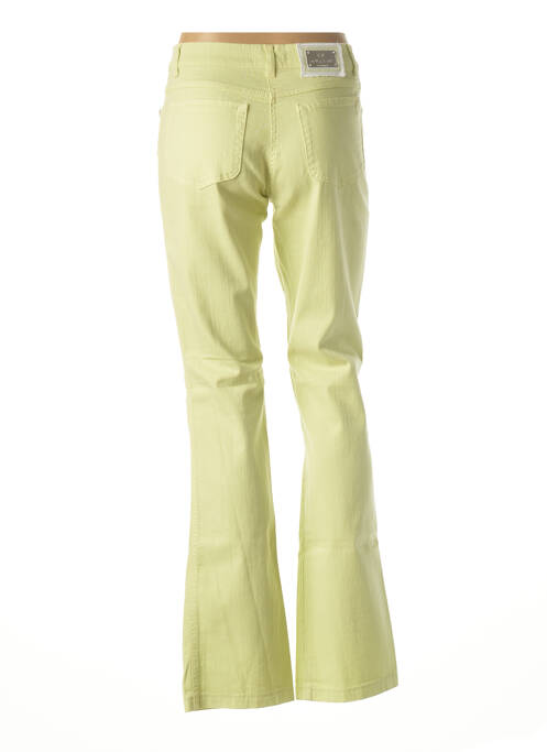 Blugi cu croială dreaptă verde AQUAJEANS femeie