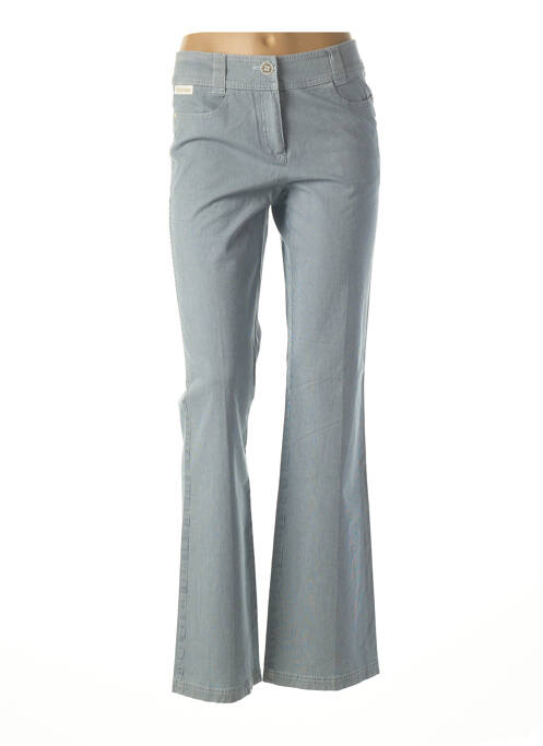 Pantalon evazat albastru JC TRIGON femeie