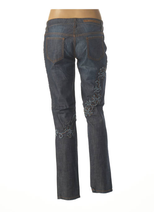 Blugi cu croială slim albastru MOSCHINO femeie