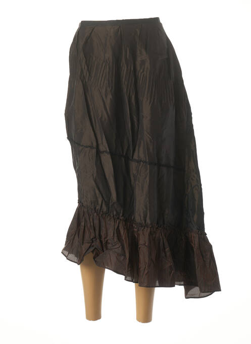 Fustă midi maro NATHALIE GARCON femeie