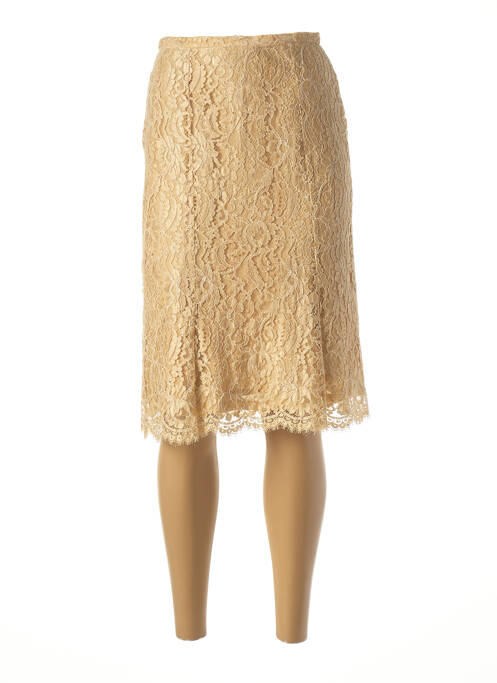 Fustă midi bej PAULE VASSEUR femeie