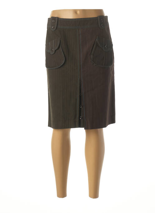 Fustă midi maro CUSTO femeie
