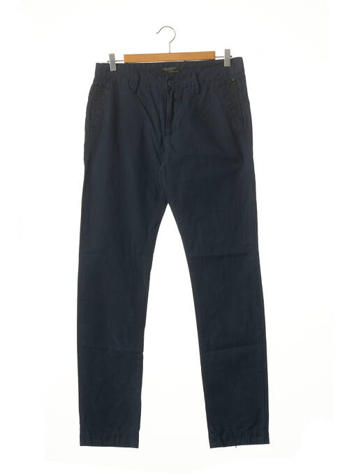 Pantalon chino albastru THREENITY femeie