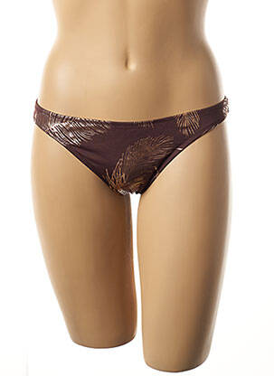 Chiloți de baie maro ANTIGEL femeie